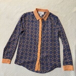 Bar III Front Row Button Blouse Womens Size XS